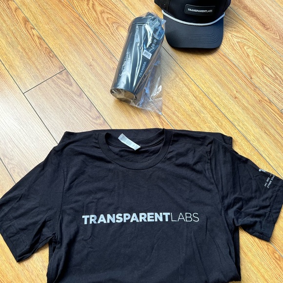 Transparent Labs Bundle Tee Shaker Bottle and Cap NWT - Picture 3 of 6